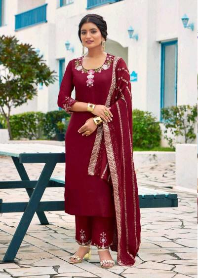 Subhash parthivi 3pcs ahmedabad kurti market wholesale